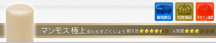 マンモス 極上