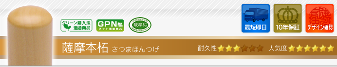 LLP設立G2セット 薩摩本柘