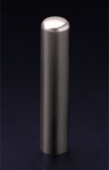 チタン印鑑/認め印 プレーンブラスト 12.0mm 【印鑑ケース付】